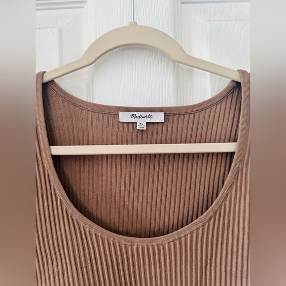 Madewell Ottoman cropped sweater tshirt size Xl - Picture 6 of 7